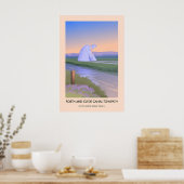 Forth en Clyde Kanaal Jaagpad Scotlands Groot Poster (Keuken)