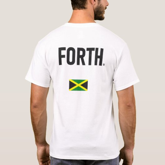 FORTH MUSIC-SHIRT Mannen T-shirt (Achterkant)