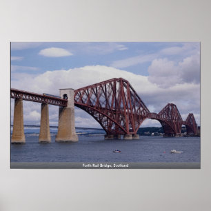 Forth Rail Bridge, Schotland Poster