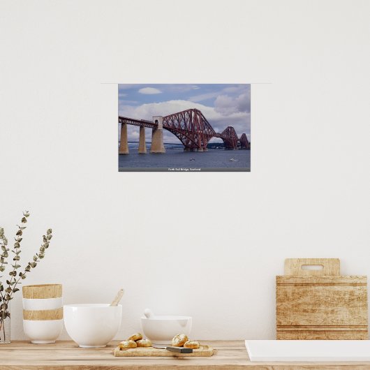 Forth Rail Bridge, Schotland Poster (Keuken)