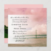 Forth Road Bridge, Edinburgh trouwuitnodiging Kaart (Voorkant / Achterkant)