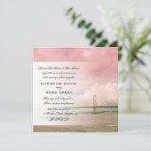 Forth Road Bridge, Edinburgh trouwuitnodiging Kaart (Staand voorkant)