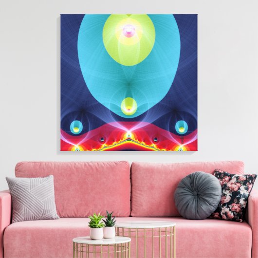 Forth Tetragrammaton Wrapped Canvas Afdruk (Insitu (Woonkamer))