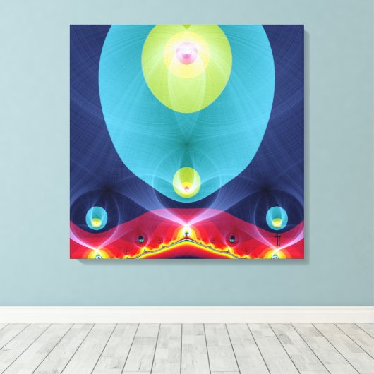 Forth Tetragrammaton Wrapped Canvas Afdruk (Insitu (Houten vloer))