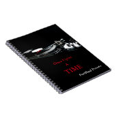 Fortified Drastic Black Spiral DJ Style Note Book Notitieboek (Rechterzijde)