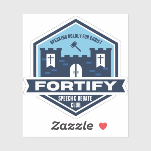 Fortify Club-Sticker Sticker (Vel)