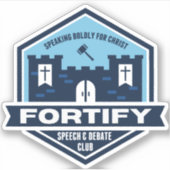 Fortify Club-Sticker Sticker (Voorkant)