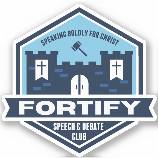 Fortify Club-Sticker Sticker (Voorkant)