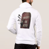 Fortify The Mind | Stoic Roman Shield Motivational Hoodie (Achterkant)