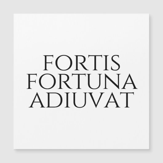 Fortis Fortuna Adiuvat (Voorkant)