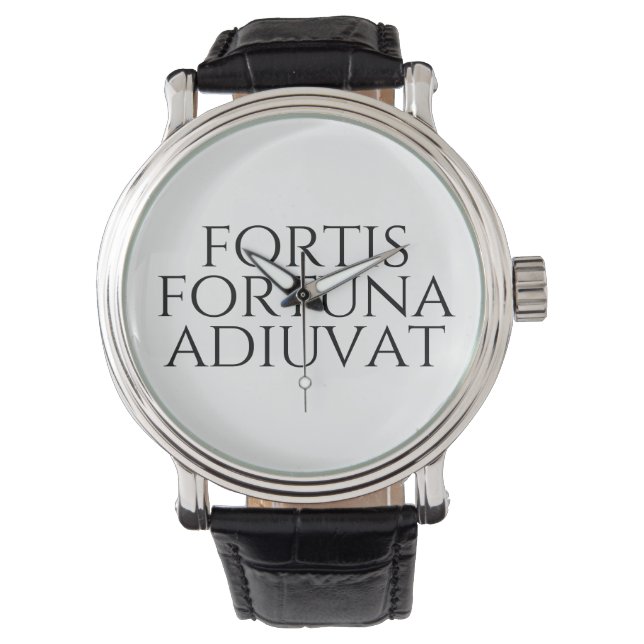 Fortis Fortuna Adiuvat Horloge (Voorkant)