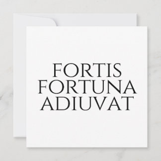 Fortis Fortuna Adiuvat Kaart