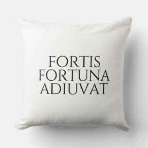Fortis Fortuna Adiuvat Kussen