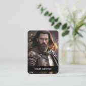 Fortitude Cosplay Karakter Trading Cards QR Code Visitekaartje (Staand voorkant)