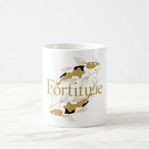 Fortitude – Japanse Koi-symbool van innerlijke kra Koffiemok