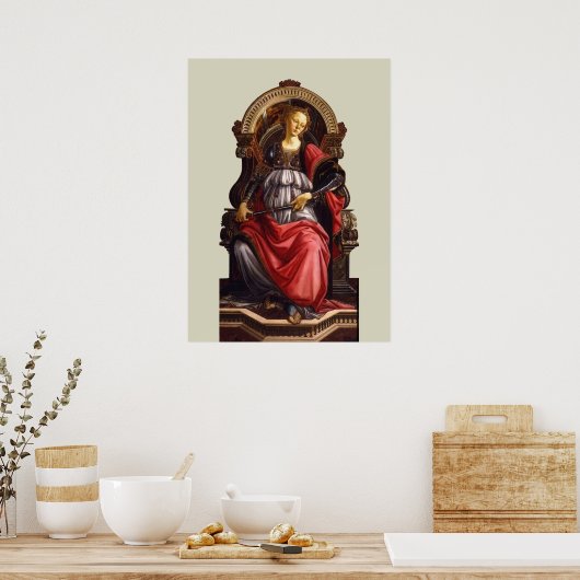 Fortitude van Sandro Botticelli Renaissance Art Poster (Keuken)