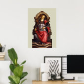 Fortitude van Sandro Botticelli Renaissance Art Poster (Thuiskantoor)