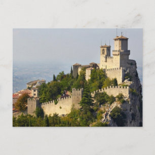Fortress of Città di San Marino, Italië Briefkaart
