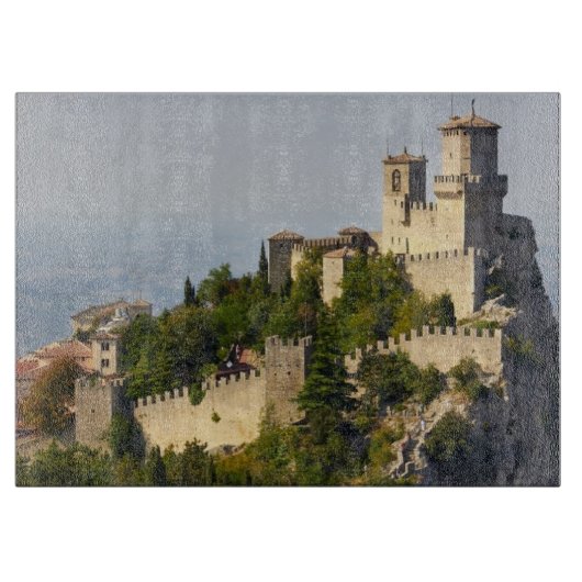 Fortress of Città di San Marino, Italië Snijplank (Voorkant)