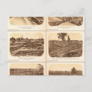 Forts, batterijen, Atlanta, Ga Briefkaart