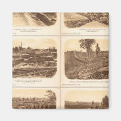 Forts, batterijen, Atlanta, Ga Magneet (Voorkant)