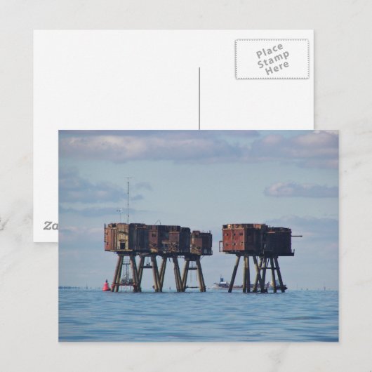 Forts in het theestuarium van Thames Briefkaart (Voorkant / Achterkant)