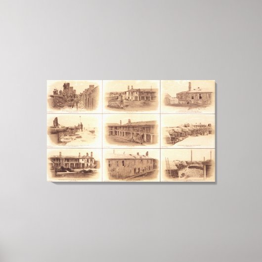 Forts Sumter & Moultrie Canvas Afdruk (Voorkant)