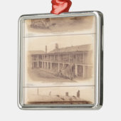 Forts Sumter & Moultrie Metalen Ornament (Links)