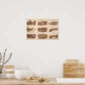 Forts Sumter & Moultrie Poster (Keuken)