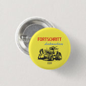 Fortschritt Design DDR Ronde Button 3,2 Cm (Voorkant /achterkant)