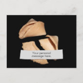Fortuin Cookie met aangepast bericht Briefkaart (Voorkant)