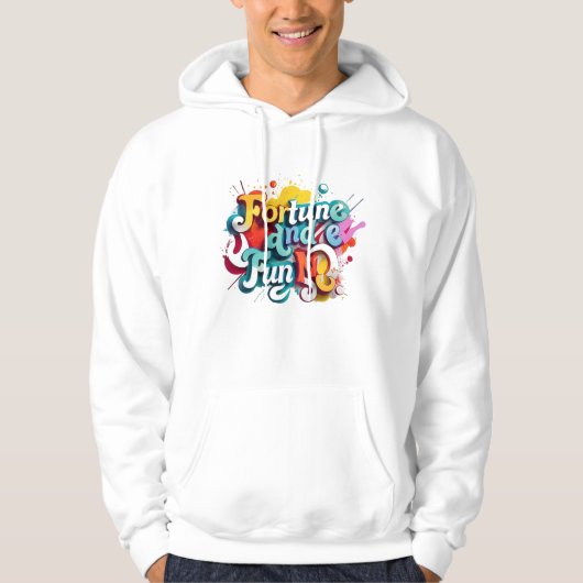 "Fortuin en plezier" Hoodie (Voorkant)