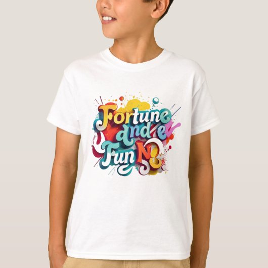 "Fortuin en plezier" T-shirt (Voorkant)