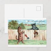 Fortuin Telling Onverwacht Gift door Louis Wain Briefkaart (Voorkant / Achterkant)