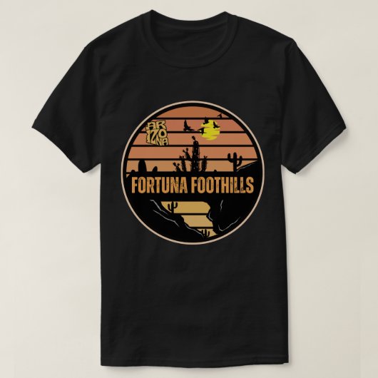 Fortuna Foothills, Arizona T-shirt (Design voorkant)