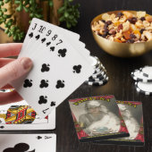 Fortuna Romeinse godin van het geluk Pokerkaarten (Insitu)