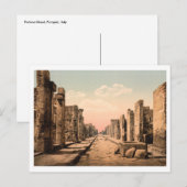 Fortuna Street, Pompeii, Campania, Italië Briefkaart (Voorkant / Achterkant)