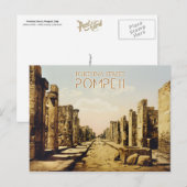 Fortuna Street, Pompeii, Italië Briefkaart (Voorkant / Achterkant)