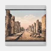 Fortuna Street, Pompeii, Italië  Photochrom Magneet (Voorkant)