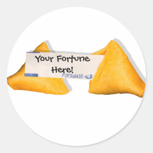 FortunAte Life Ronde Sticker