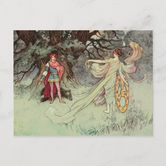 Fortunatus Enchanted Princess  Fairy Tale Briefkaart (Voorkant)