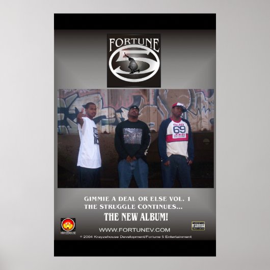 Fortune 5-album poster (Voorkant)