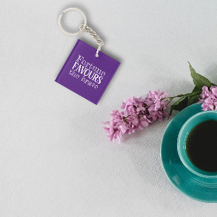 Fortune begunstigt scripttypografie Acrylische Sle Sleutelhanger