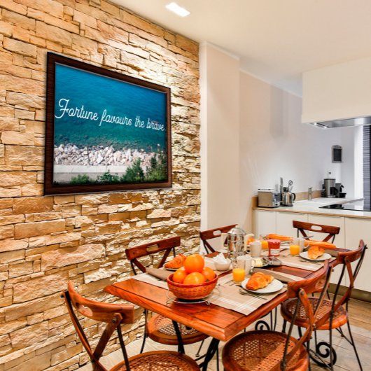 Fortune bevoordeelt het moedige poster van het spr