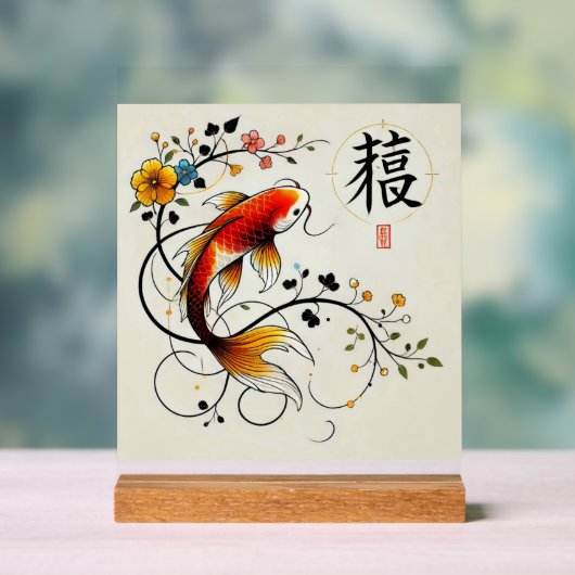 Fortune Bloom Sign Acryl Bord (Neutraal)