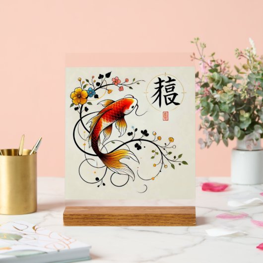 Fortune Bloom Sign Acryl Bord (Huwelijk)