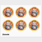 Fortune Cat Chinees Nieuwjaar Stickers (Vel)