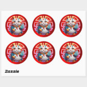 Fortune Cat Chinees Nieuwjaar Stickers (Vel)
