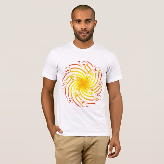 Fortune Circle Mannen T-shirt (Voorkant volledig)