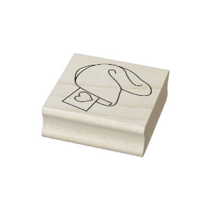 Fortune Cookie Art Stamp Rubberstempel